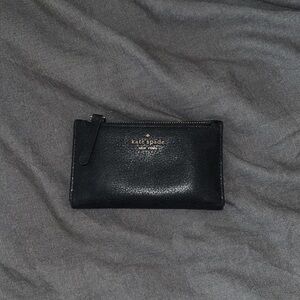 Kate Spade Black Pebbled Leather Pouch